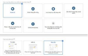 Cài đặt mục tiêu và chiến dịch quảng cáo Google shopping
