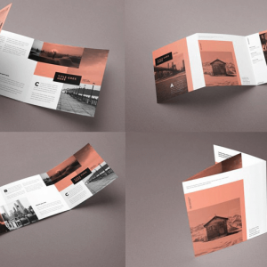 kích thước để thiết kế Brochure